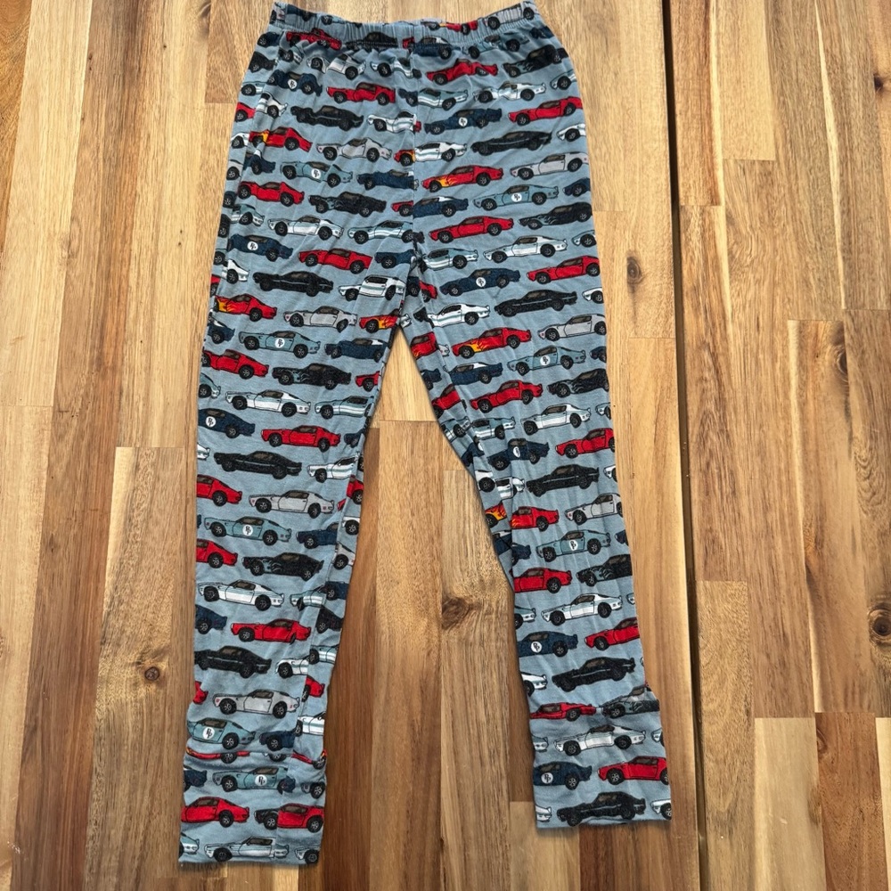 Posh Peanut Boys Muscle Car Bamboo Pajama Pants Blue 5T PP-DSP21-17268